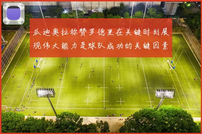 瓜迪奥拉称赞罗德里在关键时刻展现伟大能力是球队成功的关键因素