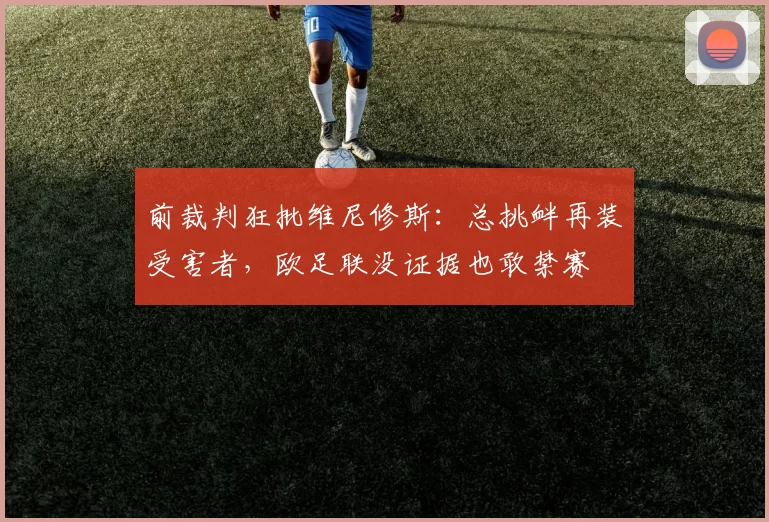 前裁判狂批维尼修斯：总挑衅再装受害者，欧足联没证据也敢禁赛